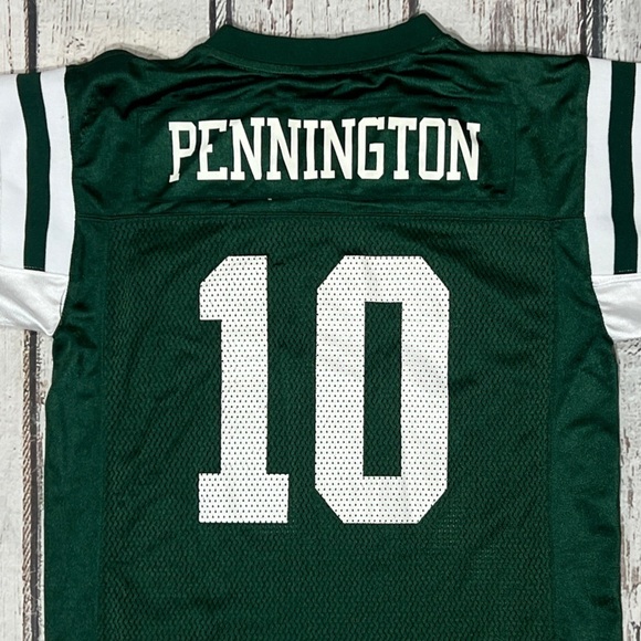 Chad Pennington New York Jets Reebok Boys Kids Youth NFL Football Jersey - Picture 3 of 6